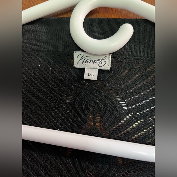 Black Kismet Cardigan Size L - Picture 3 of 3